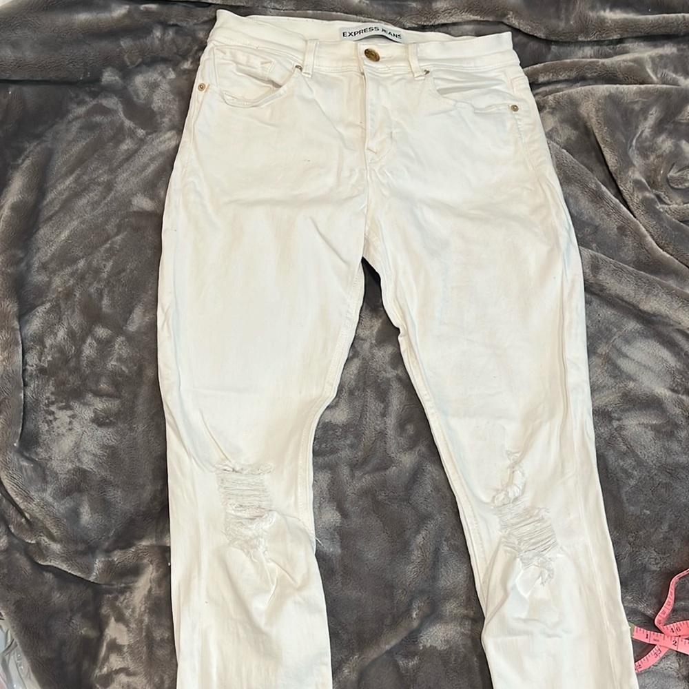 White jeans